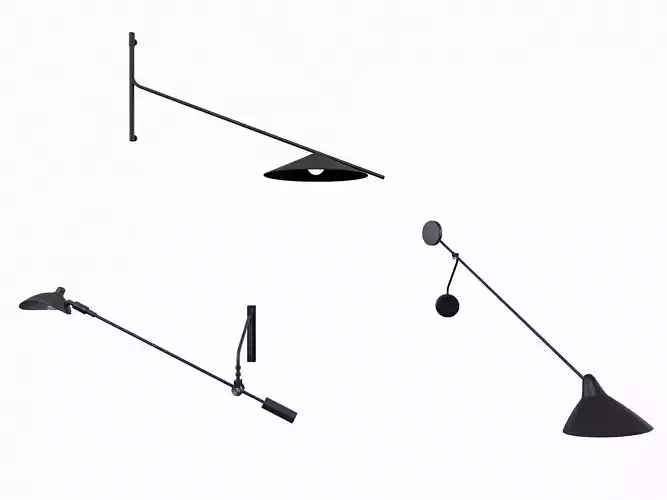 Modern minimalist wall lamp set