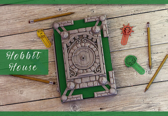 Hobbit House Book cover 3D print model