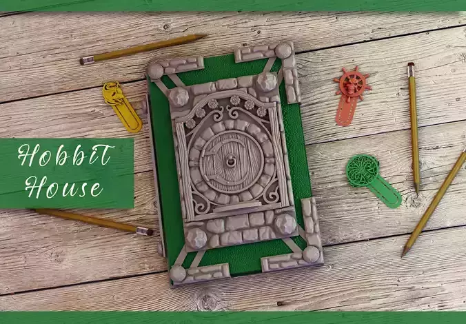 Hobbit House Book cover 3D print model