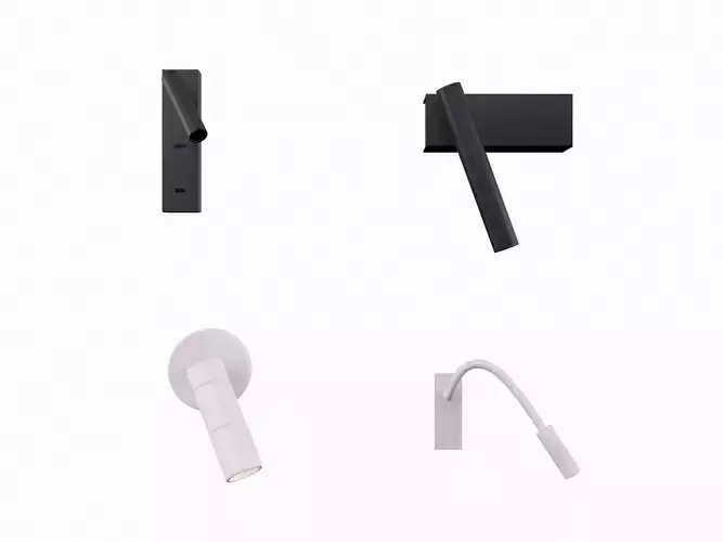 Modern minimalist wall lamp set