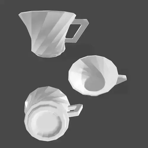 Minimalist Octagonal Mug