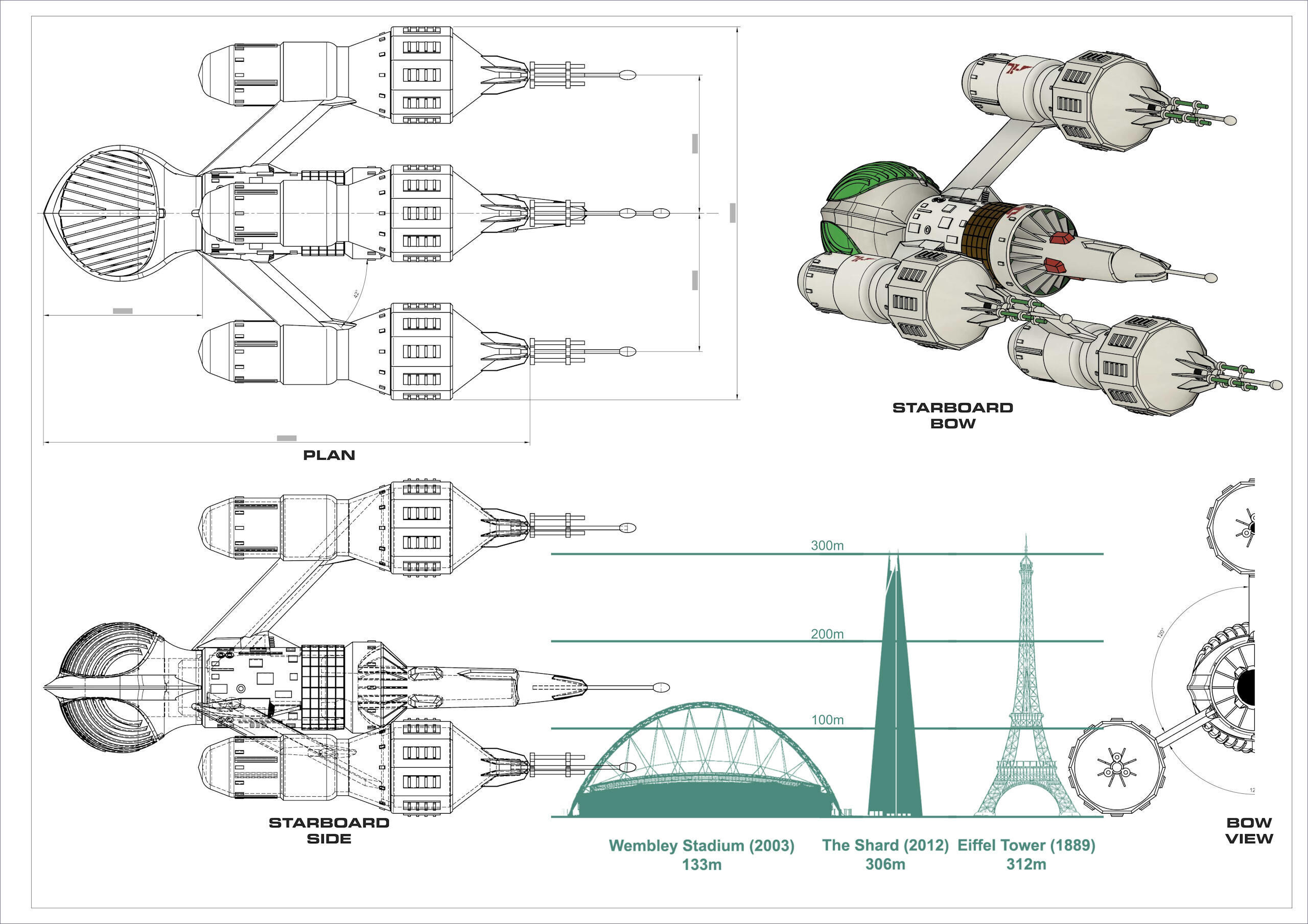 The Liberator - Blakes 7 3D print model_5