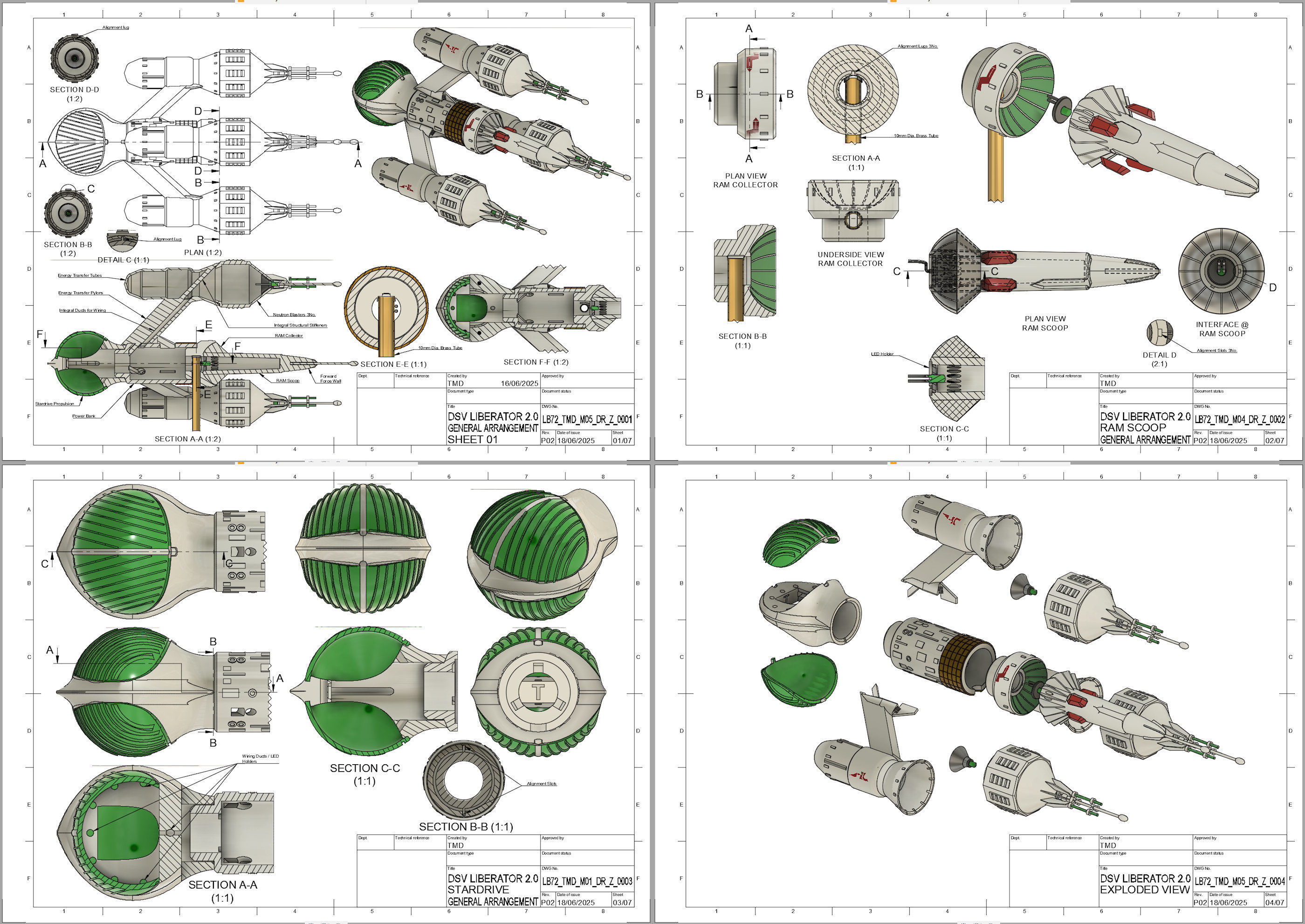 The Liberator - Blakes 7 3D print model_3