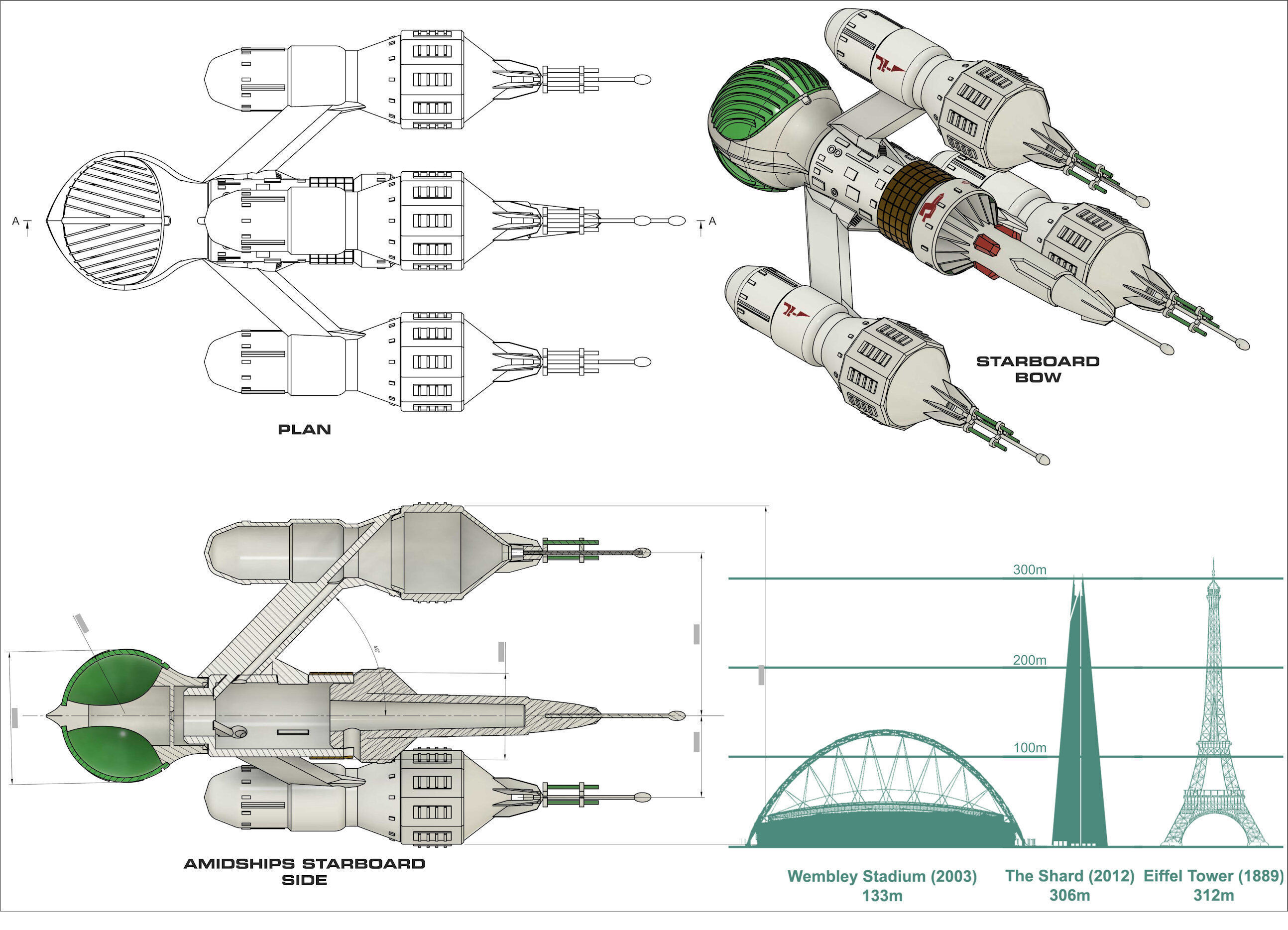The Liberator - Blakes 7 3D print model_4