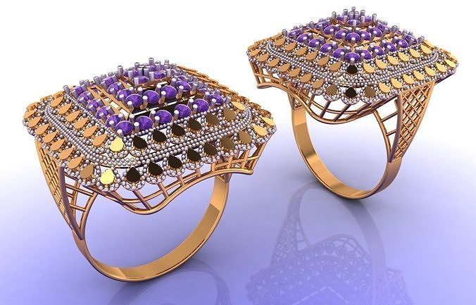 R 1008 Grand Marquise Ring 3gm 3D print model
