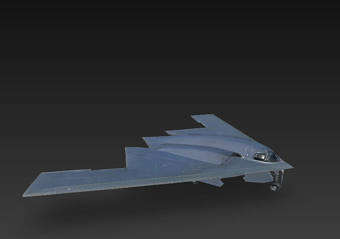 Northrop B-2 Spirit Low Poly Free low-poly 3D model