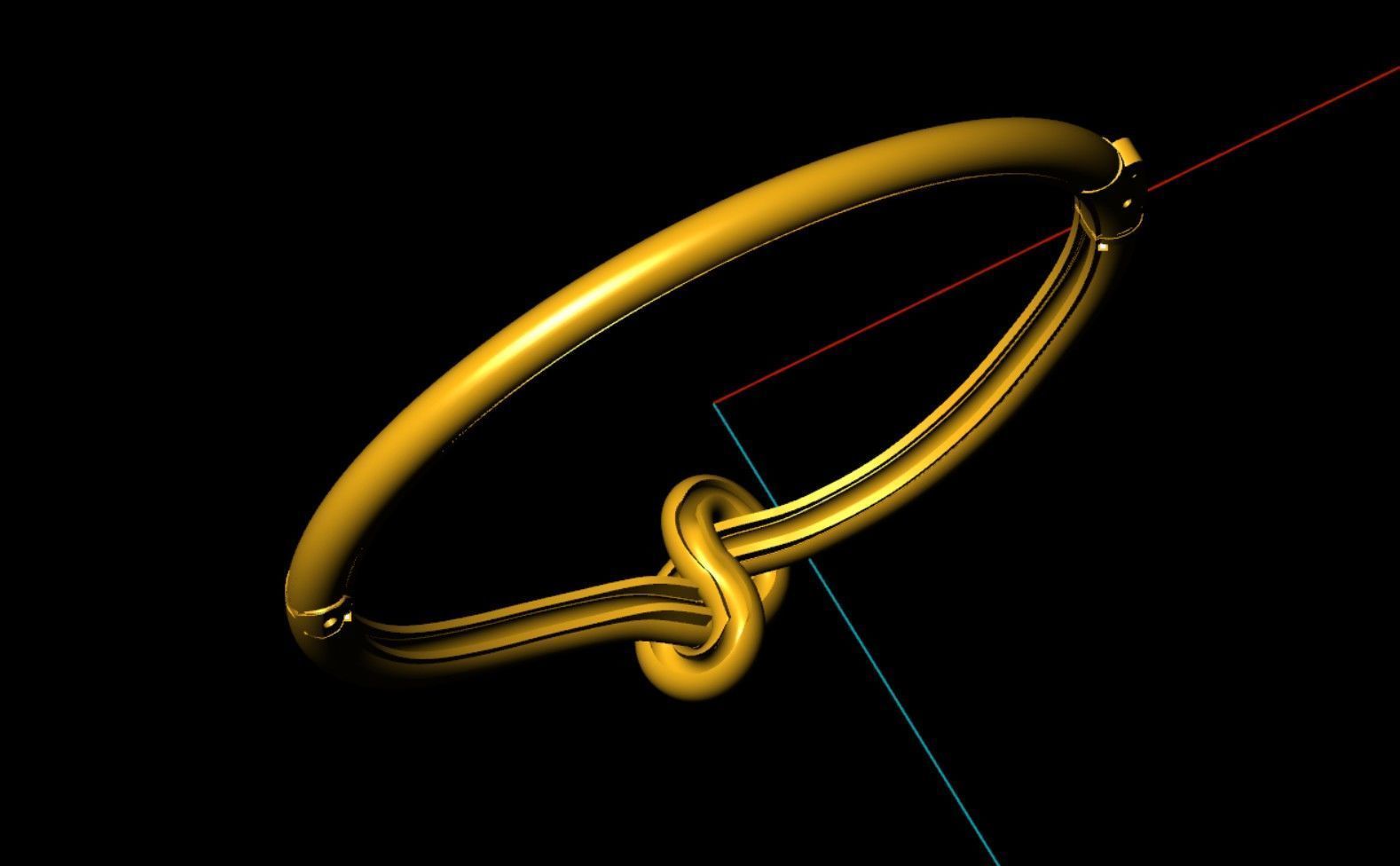 thread knot regular bracelets 3D print model_4