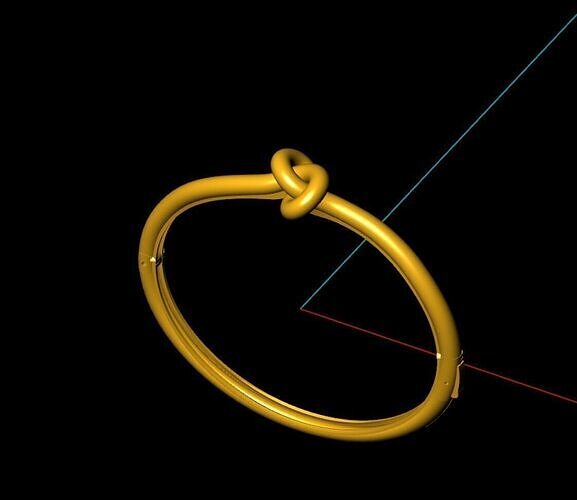 thread knot regular bracelets 3D print model