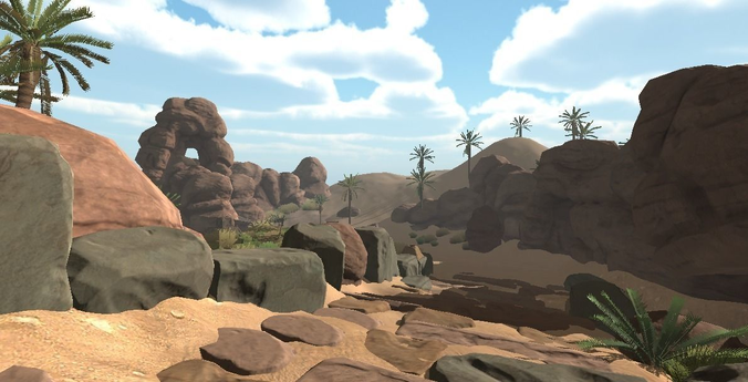  Mysterious Dust  Low-poly 3D model