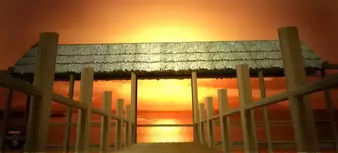 Tiki theme Beach Pier 