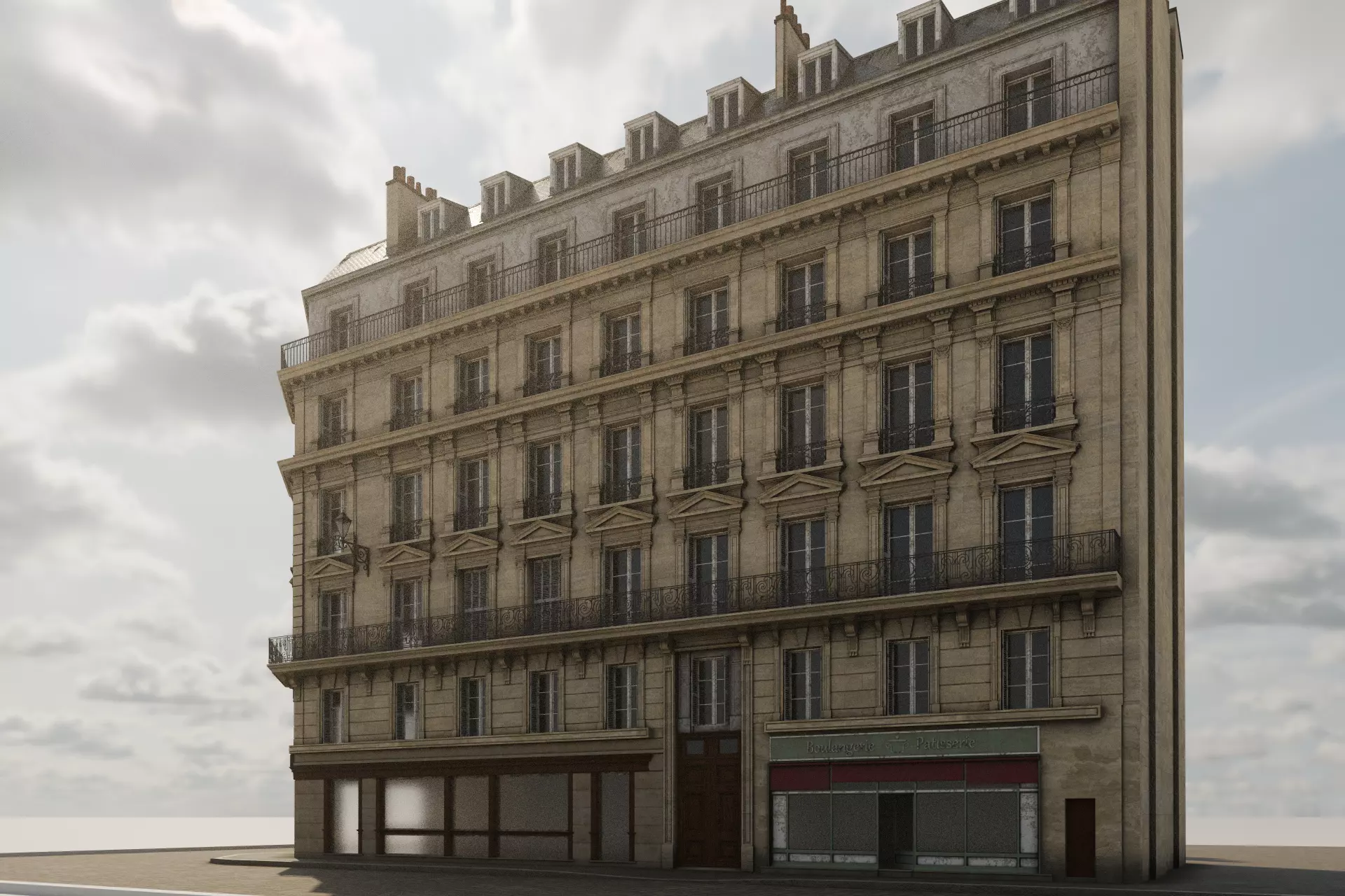 City Building I 3D model_3