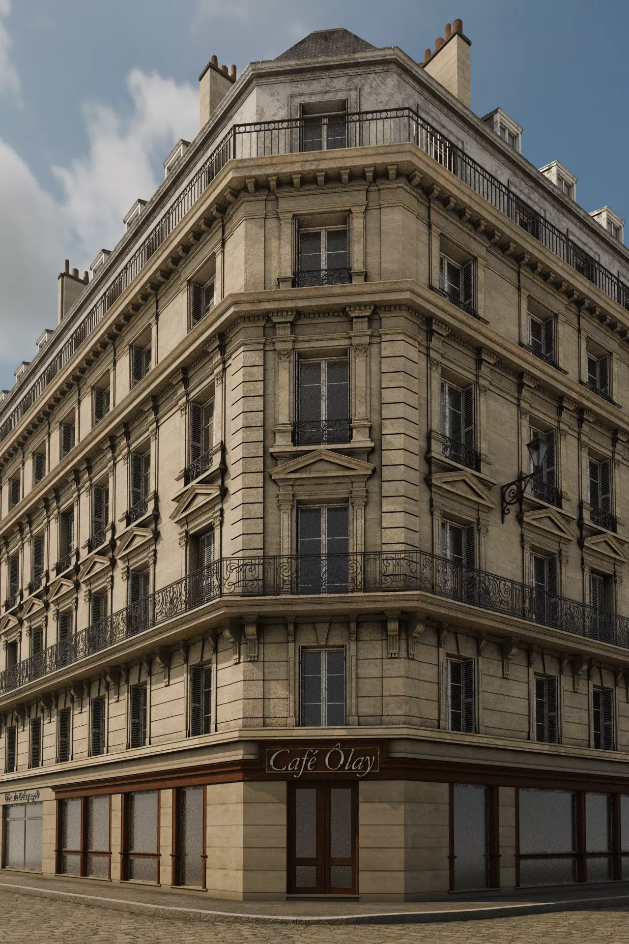 City Building I 3D model_4