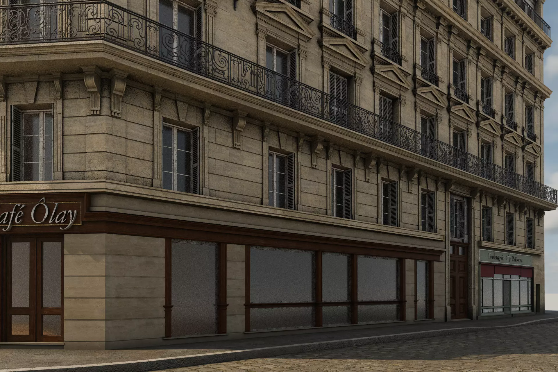 City Building I 3D model_6