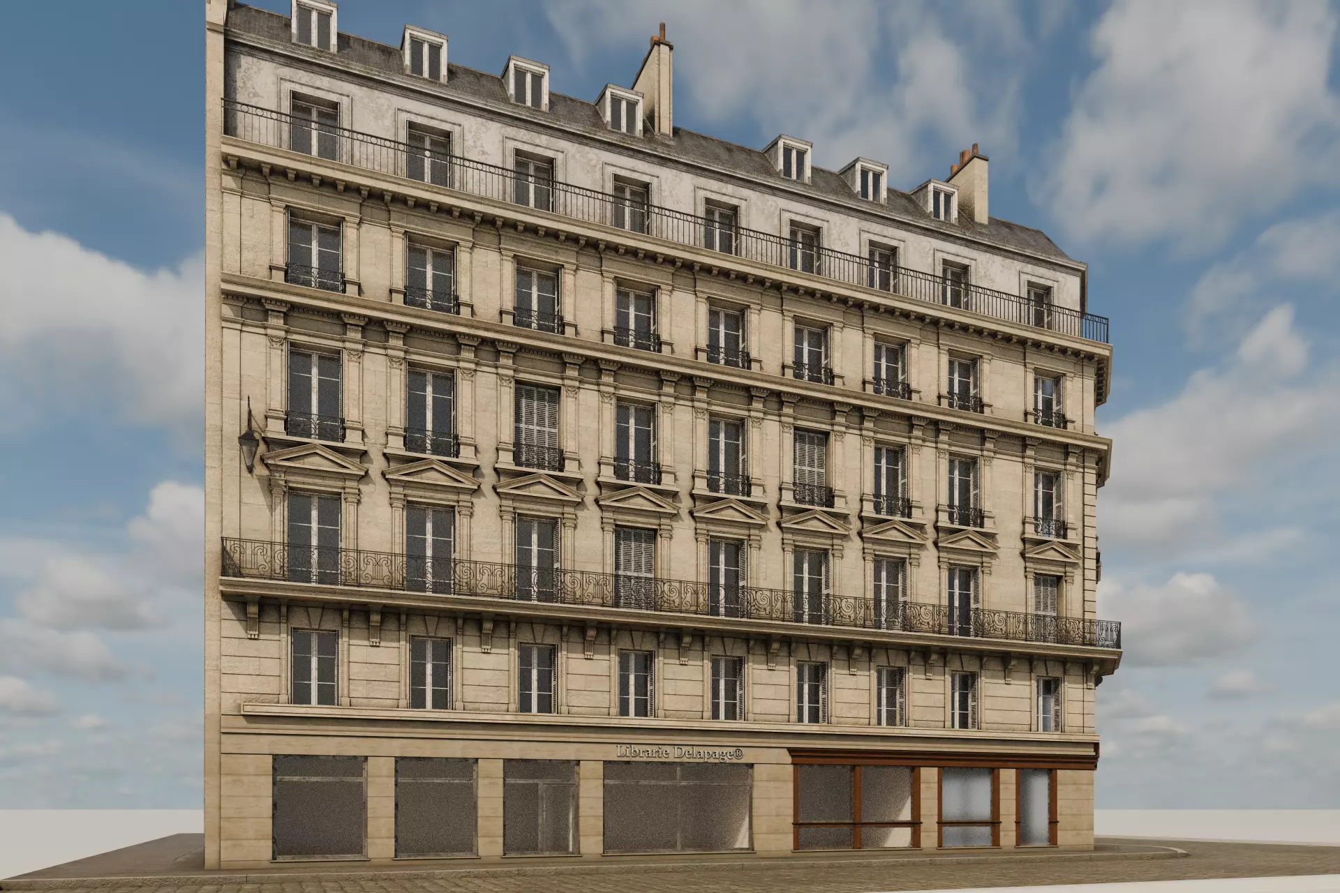 City Building I 3D model_2