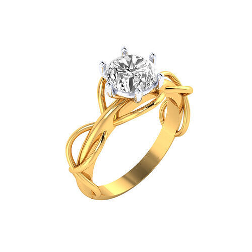  Women Ring Render 3dm STL MTL SLC JCD OBJ FBX Details 3D print model