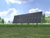 Photovoltaics for farmers 165 degrees 16m Low-poly 3D model_1