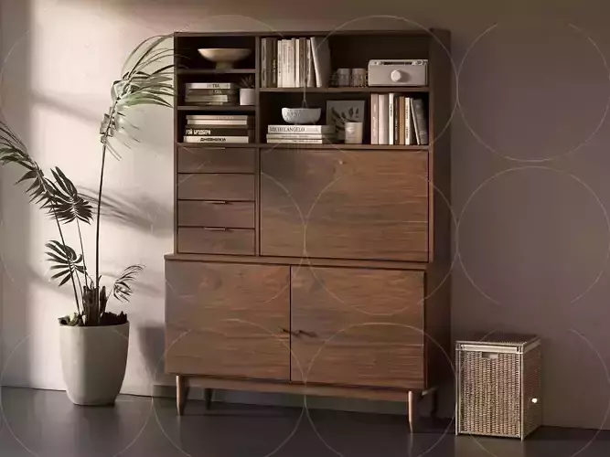 WABI SABI STYLE 3D  CABINETS 0070