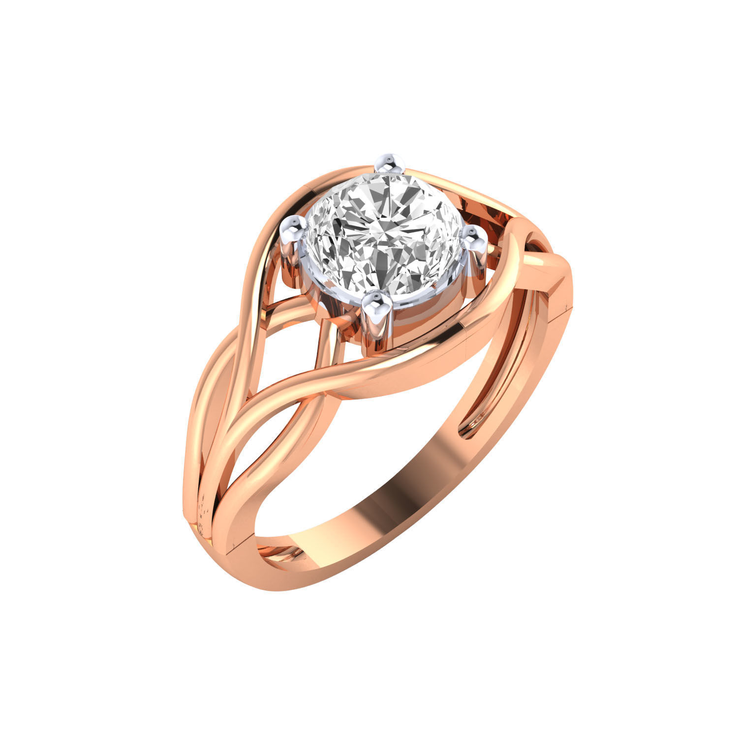 Women Ring Render 3dm STL MTL SLC JCD OBJ FBX Details 3D print model_1