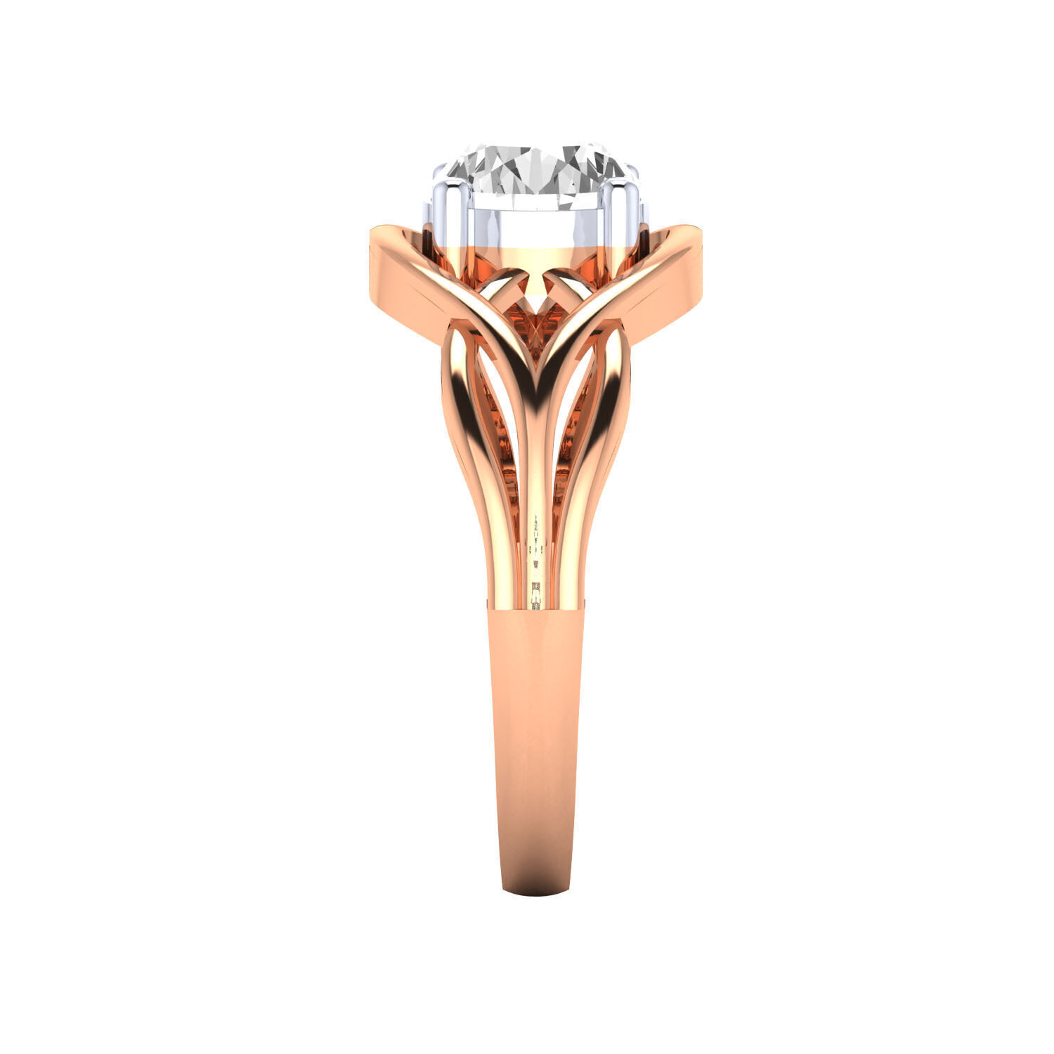 Women Ring Render 3dm STL MTL SLC JCD OBJ FBX Details 3D print model_6
