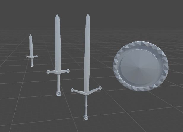 Sir Heralds Sword Collection Low-poly 3D model_1