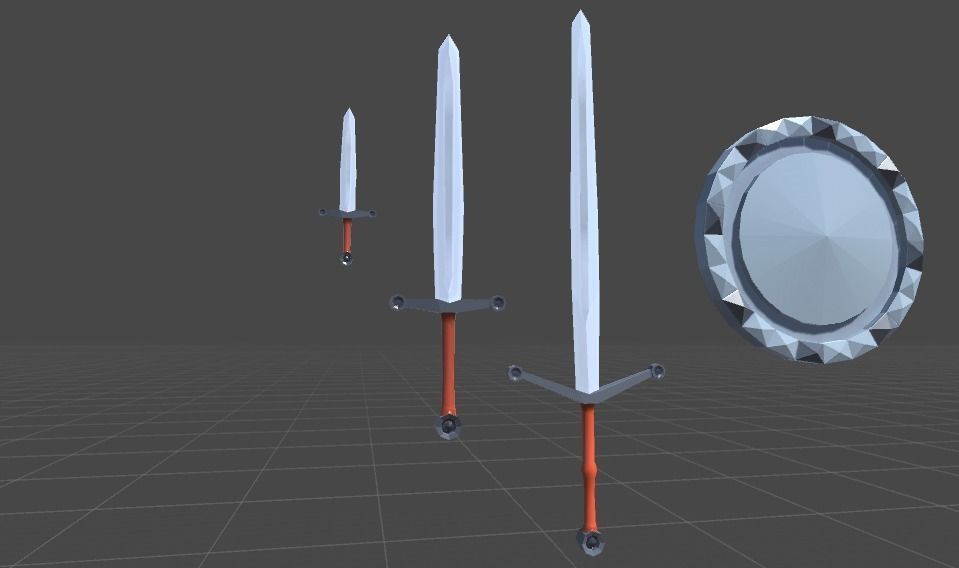Sir Heralds Sword Collection Low-poly 3D model_0