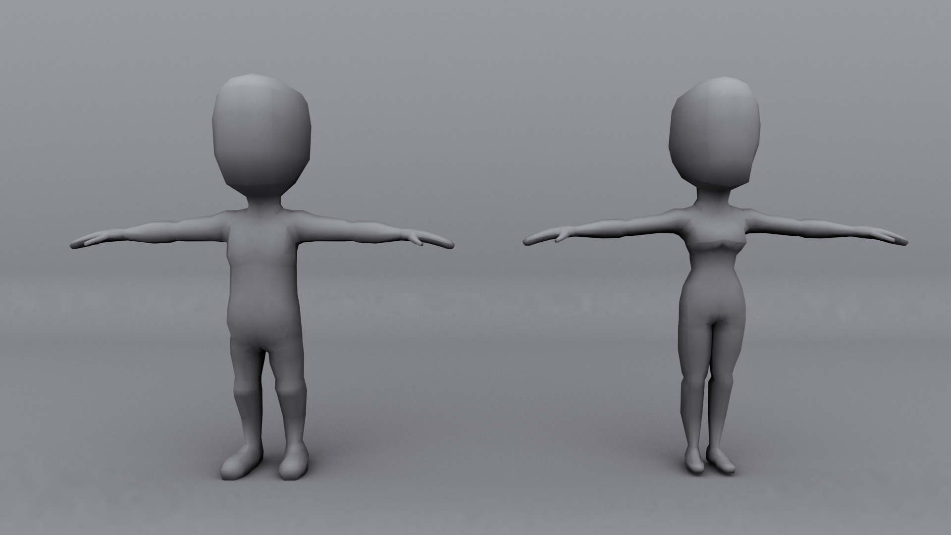 Low poly Police Force Low-poly 3D model_4