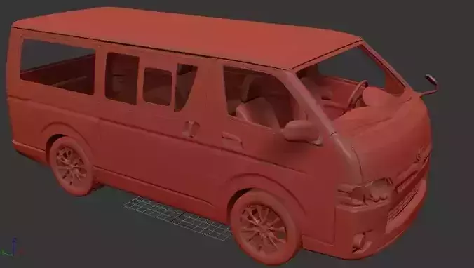 Toyota Hiace Mk5f H200 LWB Combi 2013