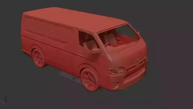 Toyota Hiace Mk5f H200 LWB PanelVan 2013