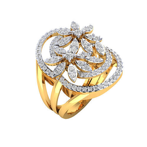  Women Ring Render 3dm STL MTL SLC JCD OBJ FBX Details 3D print model