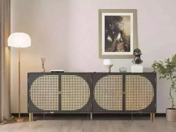 WABI SABI STYLE 3D  CABINETS 0099