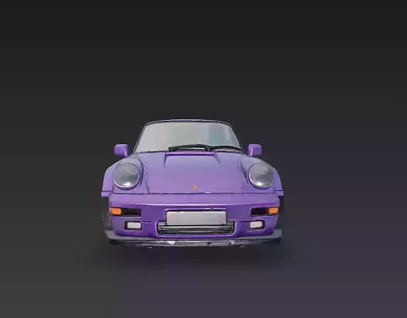 Porsche 911 low poly Low-poly 3D model Porsche 911 low poly Low-poly 3D model