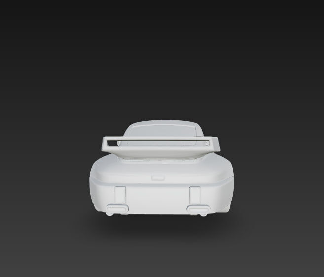 Porsche 911 low poly Low-poly 3D model_9