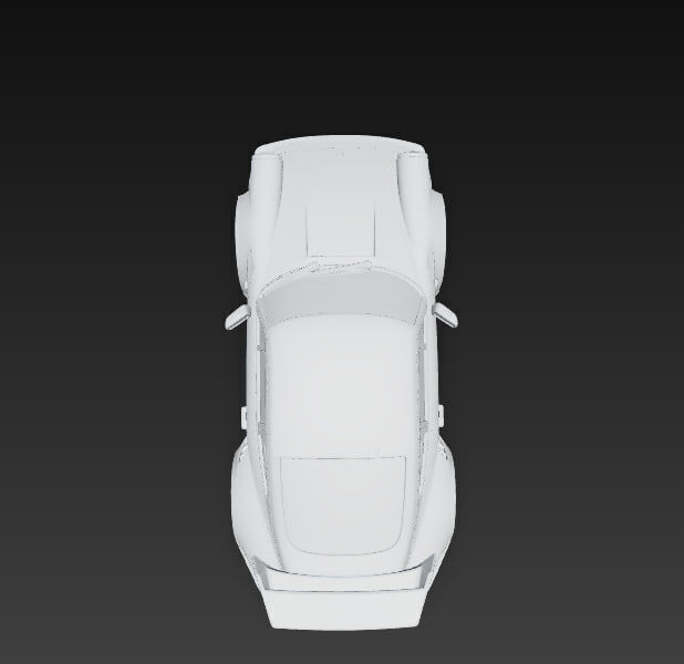 Porsche 911 low poly Low-poly 3D model_10