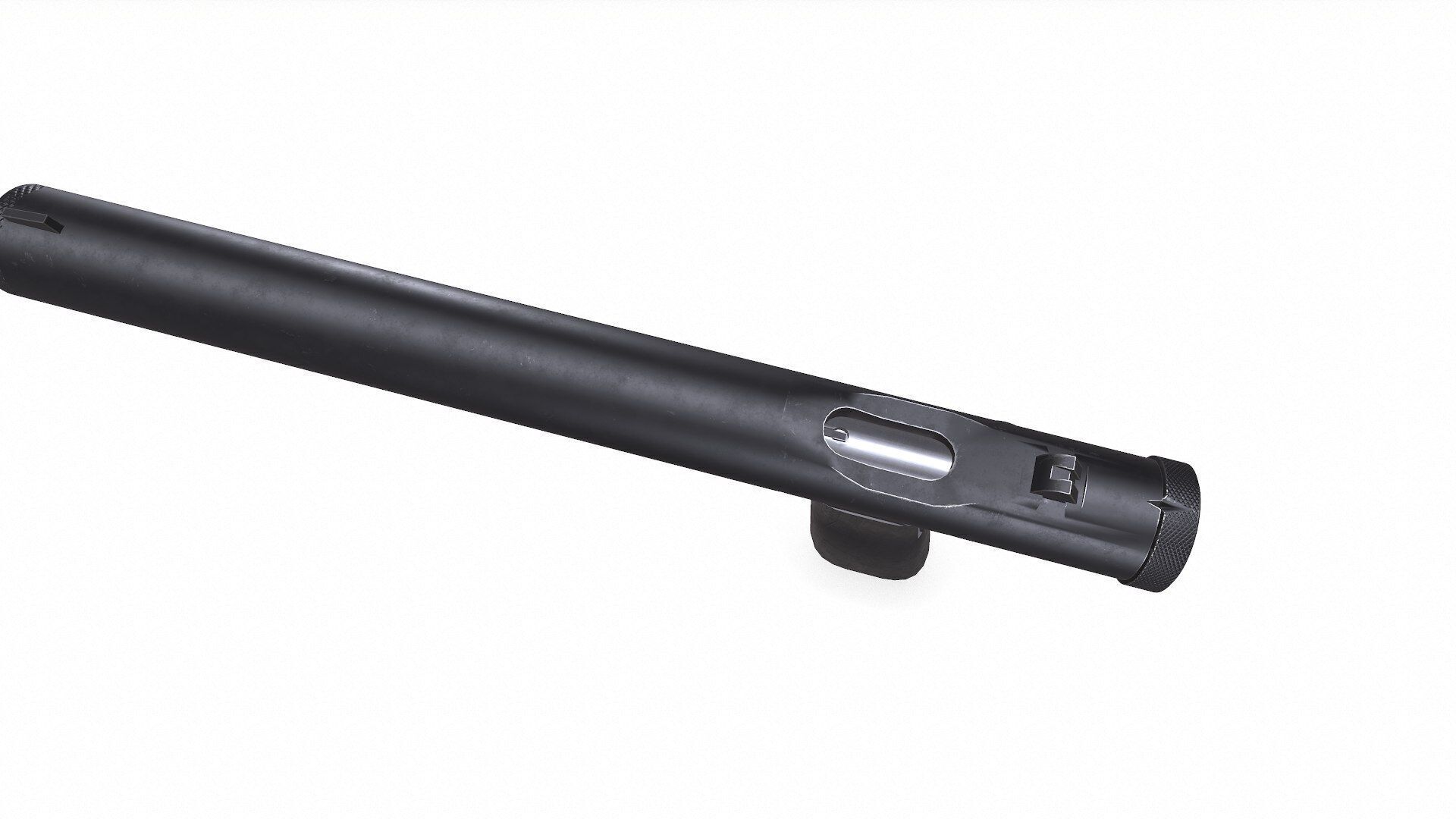 Welrod MK 2 Bolt Action Pistol Low-poly PBR Low-poly 3D model_14