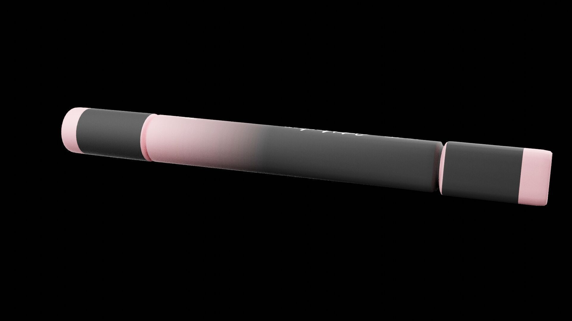 Painting Pink Marker Low-poly 3D model_5