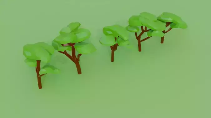 Low Poly Tree-  V1 Low-poly 3D model