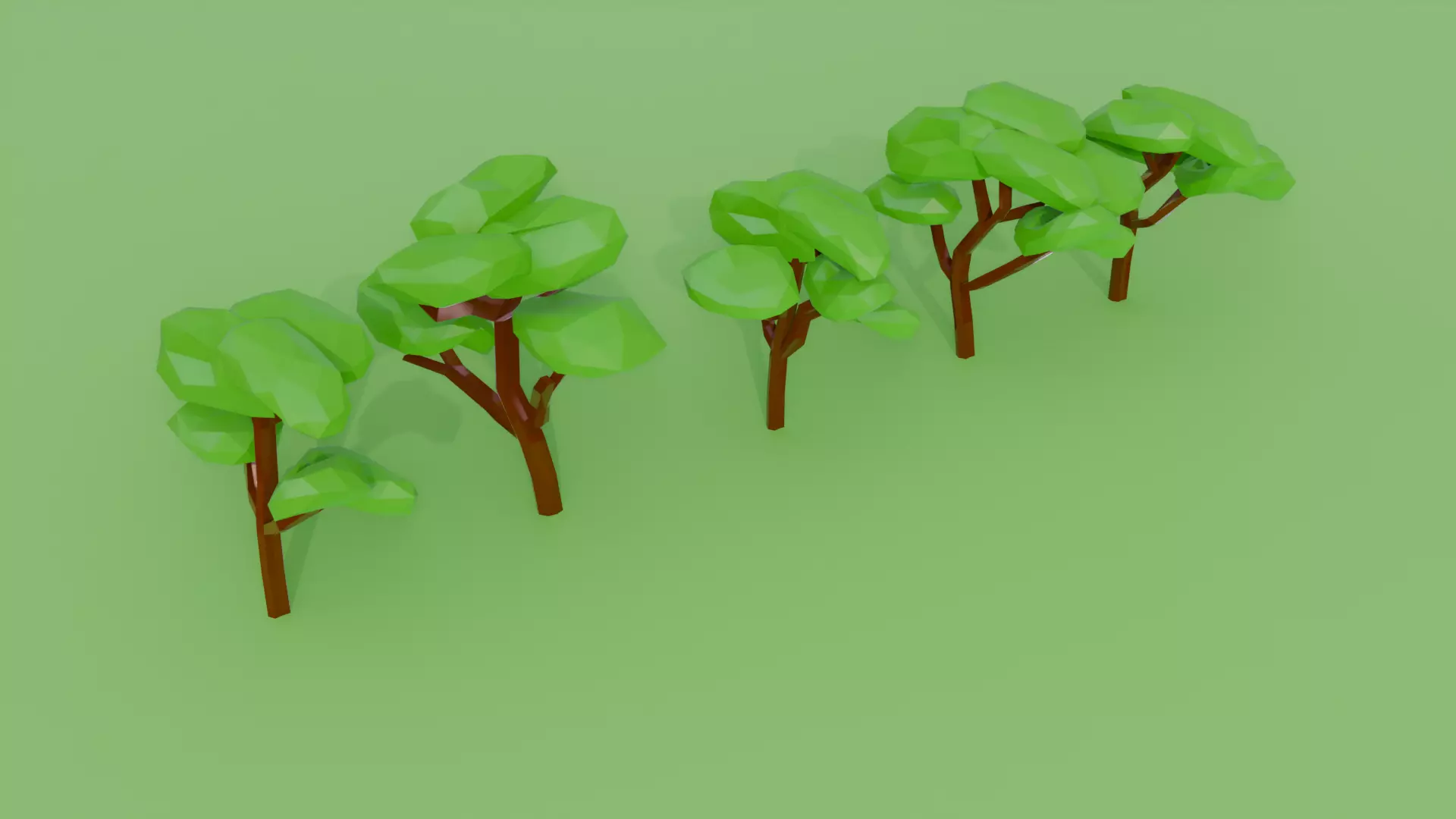 Low Poly Tree-  V1 Low-poly 3D model_0