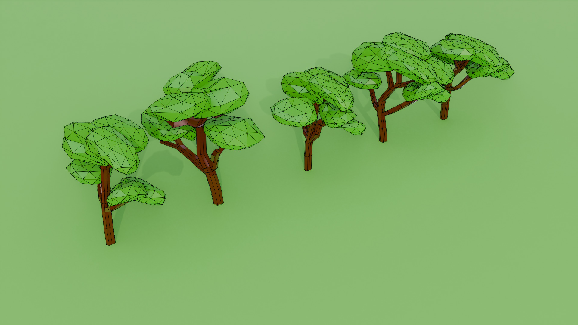 Low Poly Tree-  V1 Low-poly 3D model_1