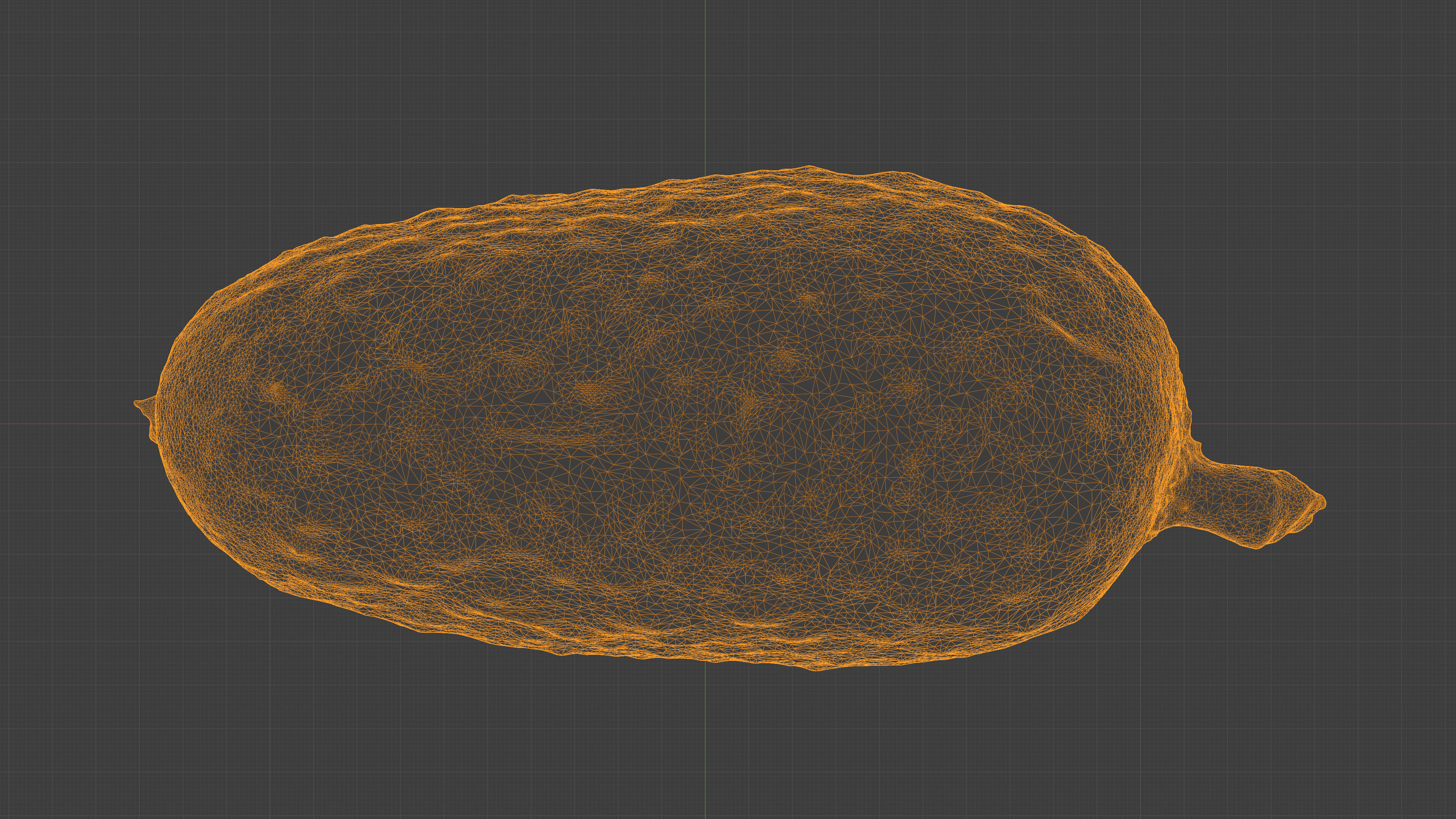 Photorealistic 3D scan of cucumber - Fresh Whole Vegetable Low-poly 3D model_33