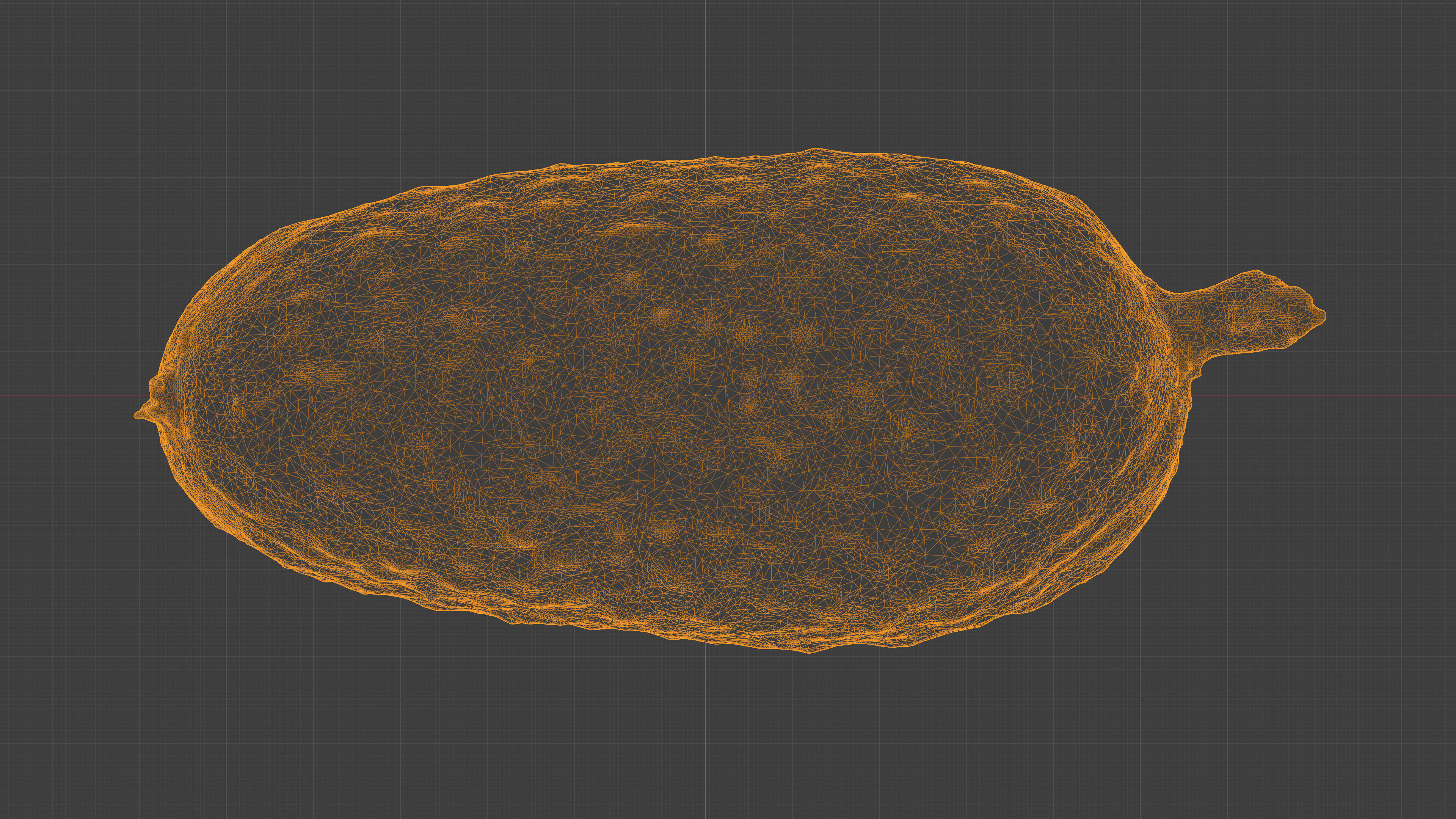 Photorealistic 3D scan of cucumber - Fresh Whole Vegetable Low-poly 3D model_32