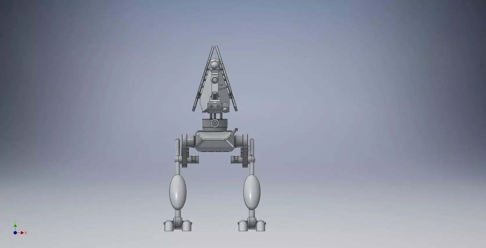robot mecha weapon hd 3D model_0