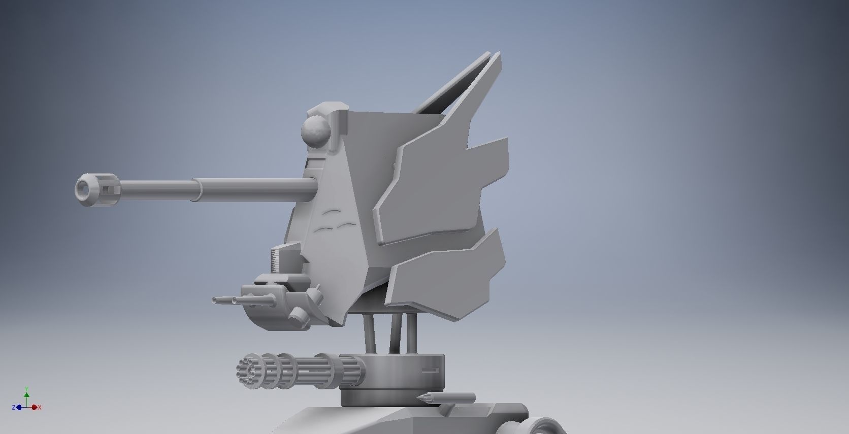 robot mecha weapon hd 3D model_2