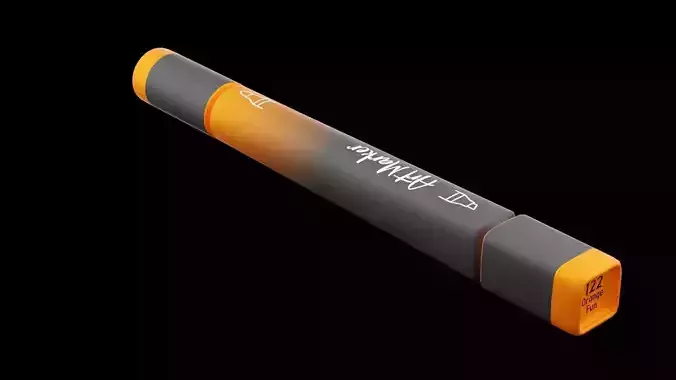 Painting Orange Marker