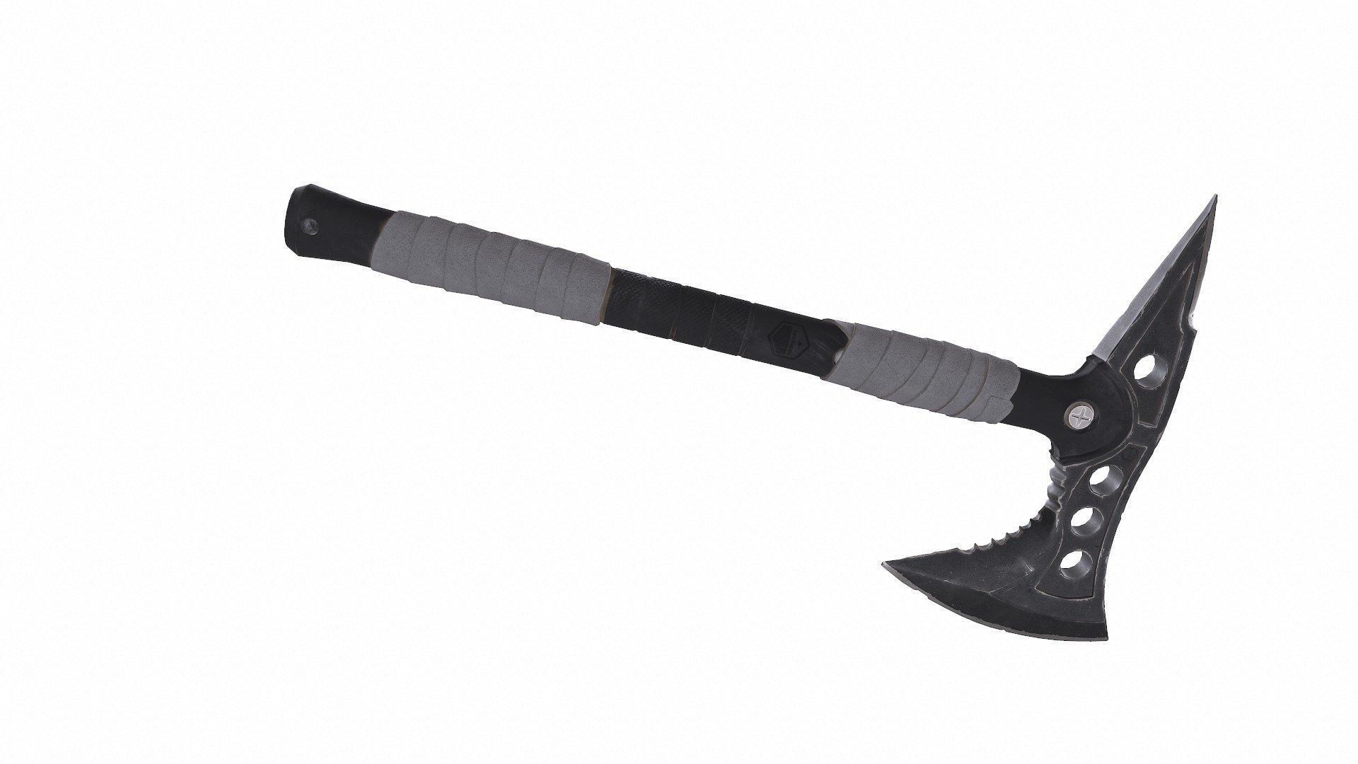 Military Tactical Axe Low-poly PBR Low-poly 3D model_9