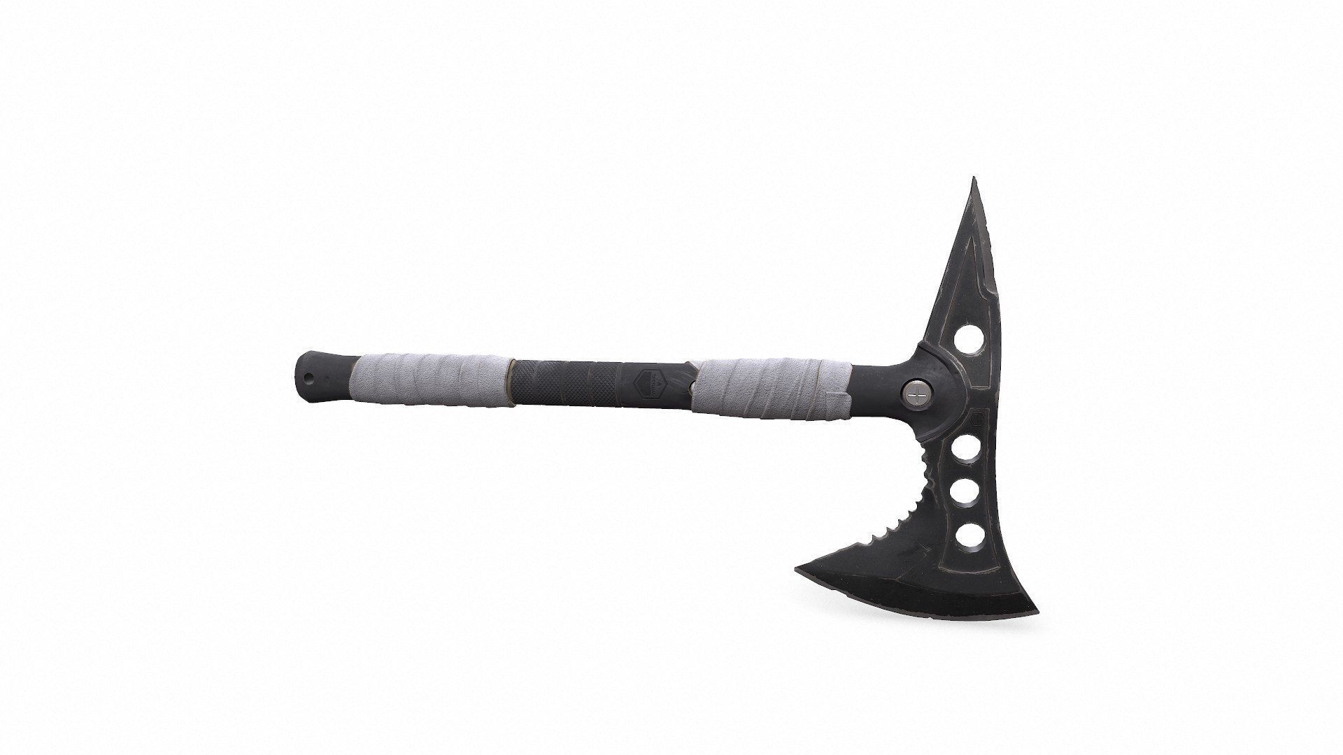 Military Tactical Axe Low-poly PBR Low-poly 3D model_12