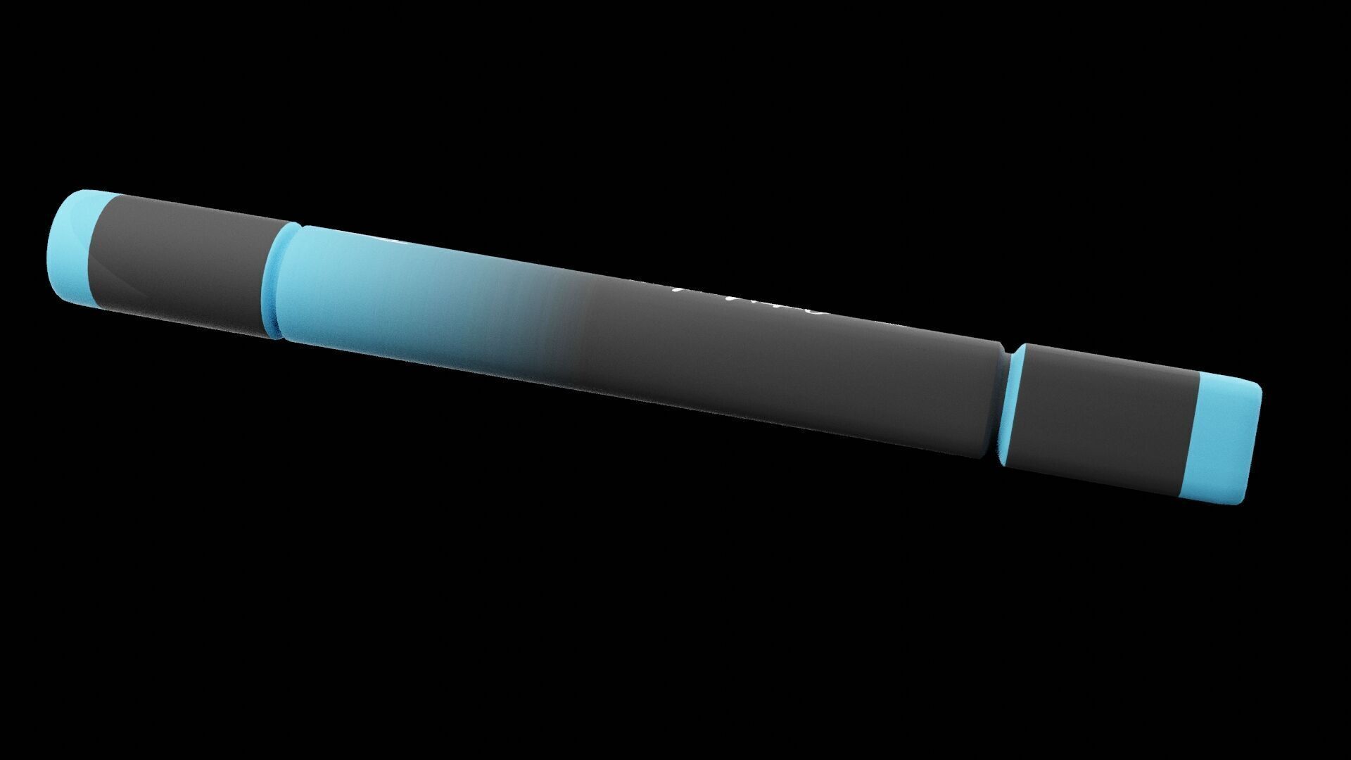 Painting Cyan Marker Low-poly 3D model_5