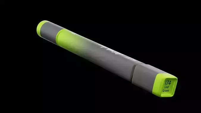 Painting Green Marker