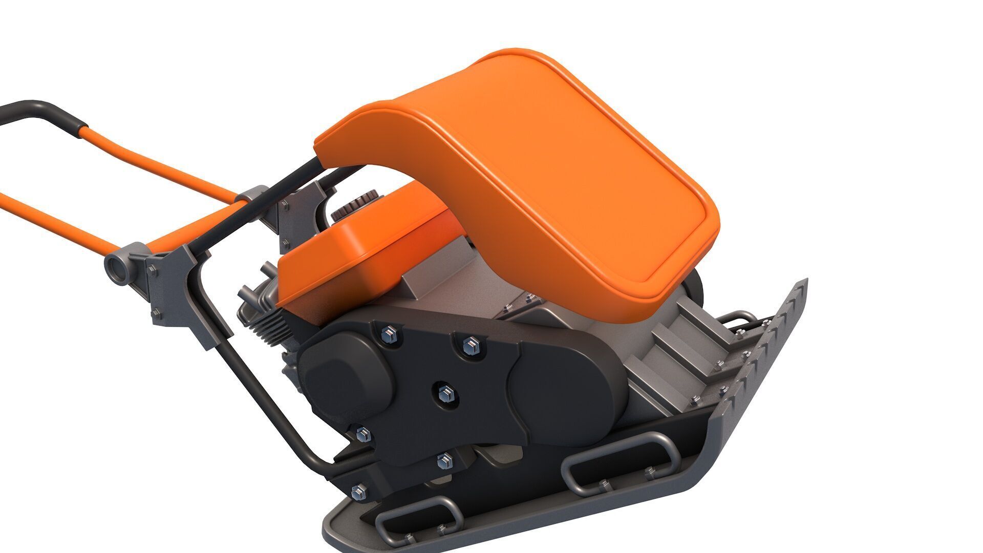 Vibratory Plate Compactor 3D model_1