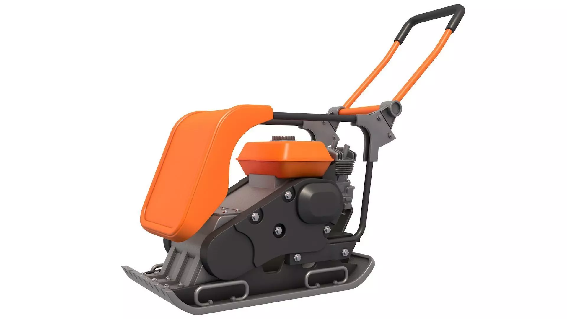 Vibratory Plate Compactor 3D model_0