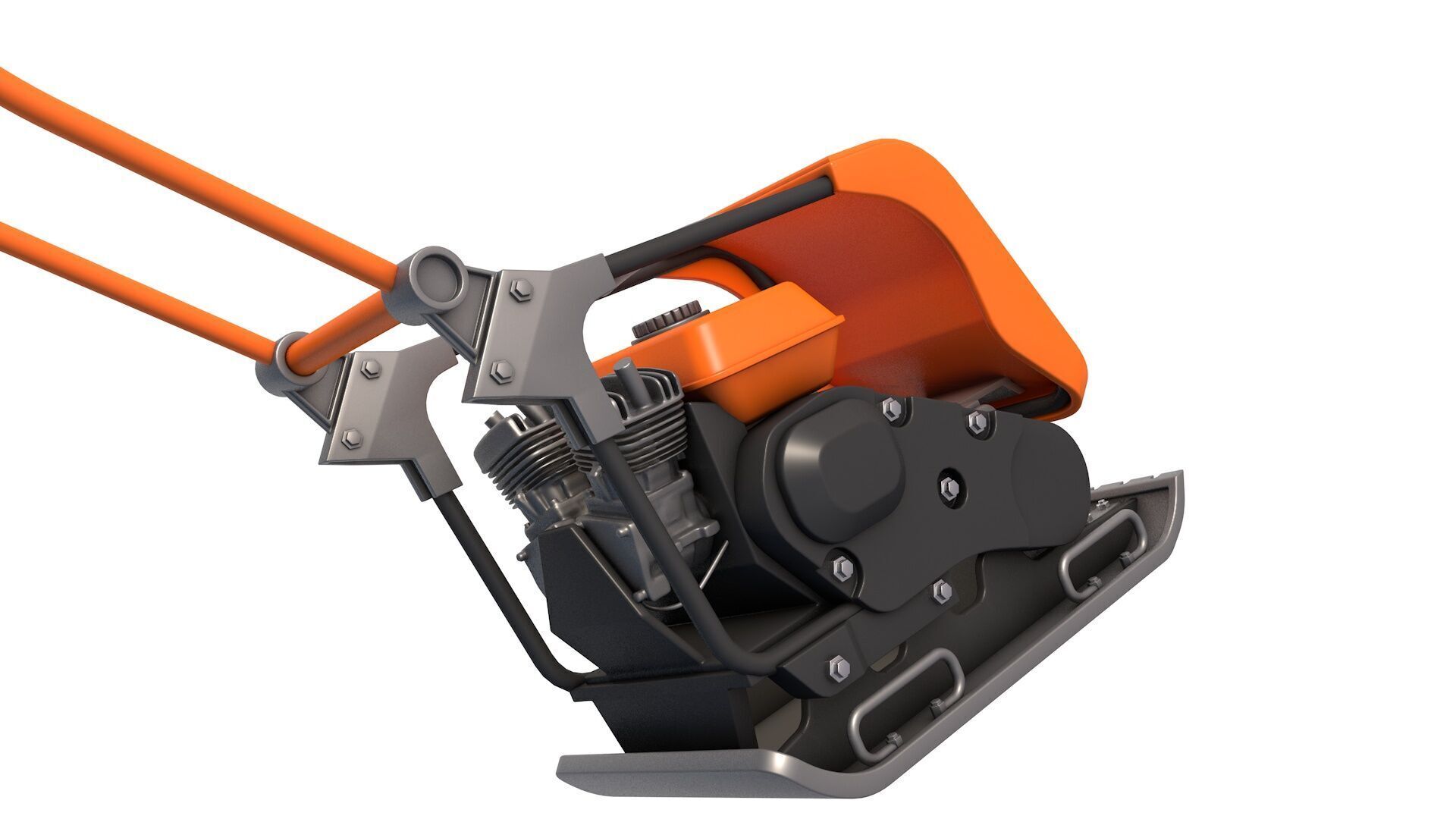 Vibratory Plate Compactor 3D model_3